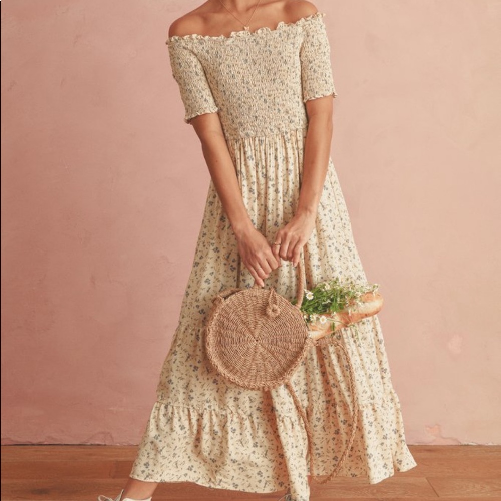 Breath of youth amongst the butterflies dress